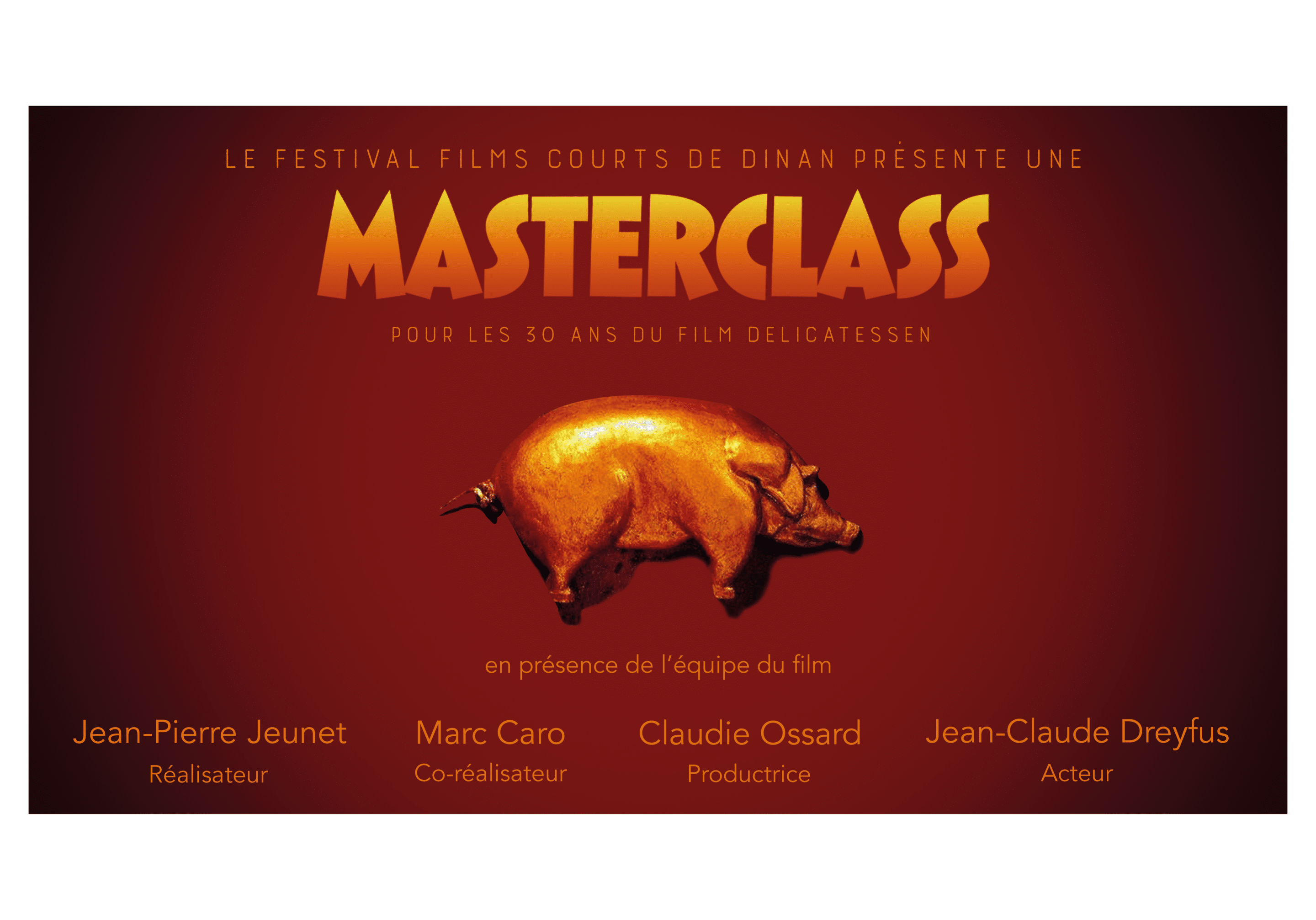 Le samedi 06 février à 20h : MasterClass et Remise des Prix