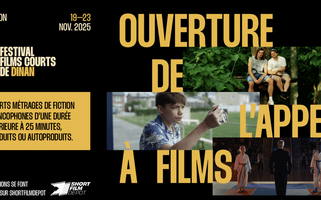 Ouverture de l’Appel à Films pour la 8e édition du Festival Films courts de Dinan